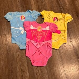 Disney Baby Princess onesies.